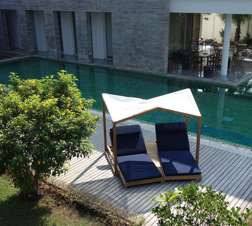 deesawat butterfly lounger chair designboom