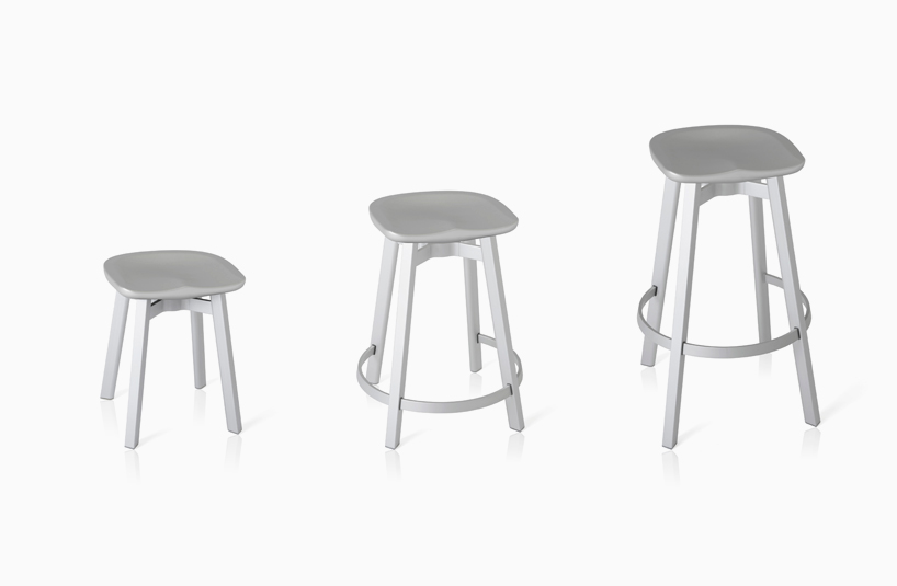 SU collection by nendo integrates reclaimed oak from old barns