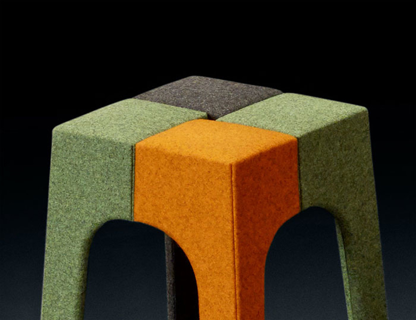 upholstered jib stools by peter marigold kvadrat divina exhibit