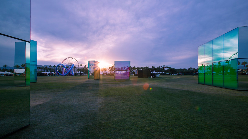 phillip k smith III mirrors reflection field for coachella