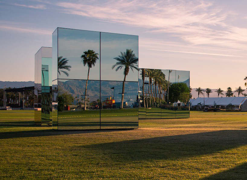phillip k smith III mirrors reflection field for coachella
