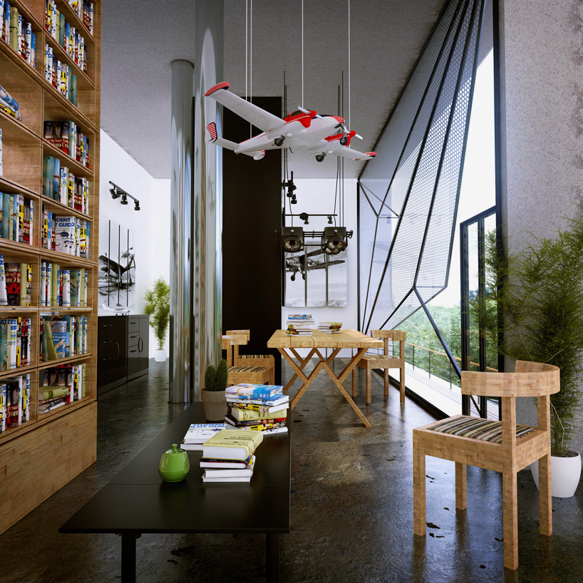 urban office architecture aviator's villa designboom