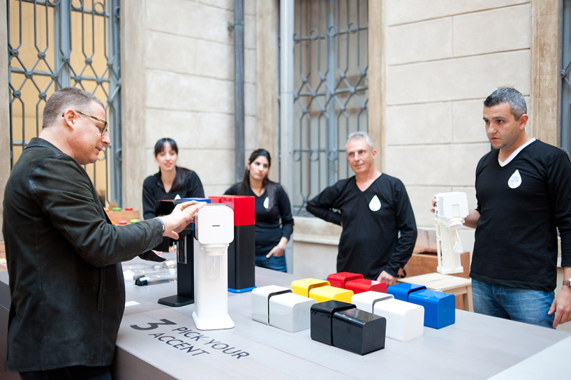 yves behar customizable soda stream for milan design week