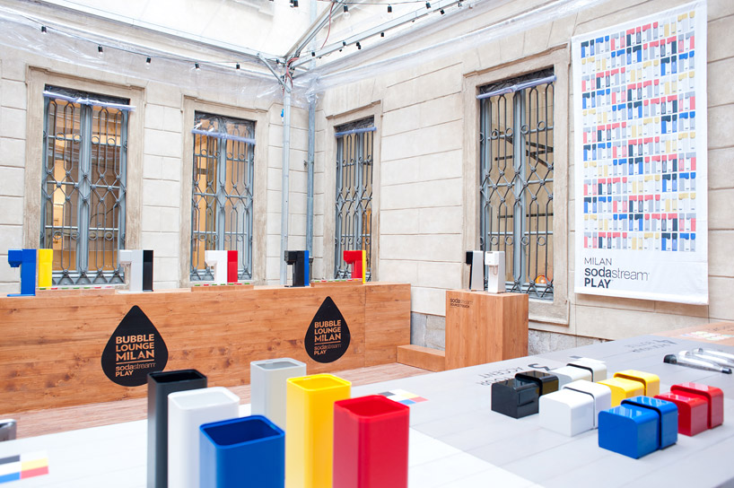 yves behar customizable soda stream for milan design week