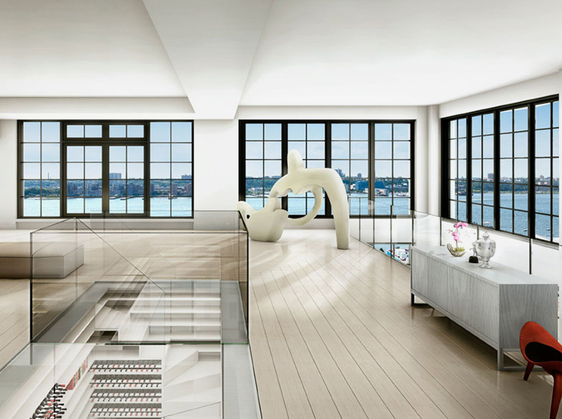 MVRDV new york penthouse car elevator designboom