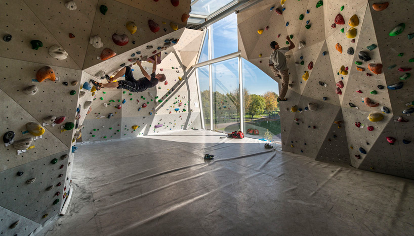 climbing and sports center in dordrecht by NL architects