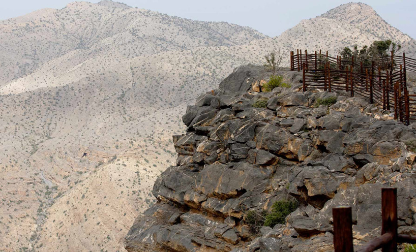 oman's alila jabal akhdar resort perched 2000 metres above sea-level