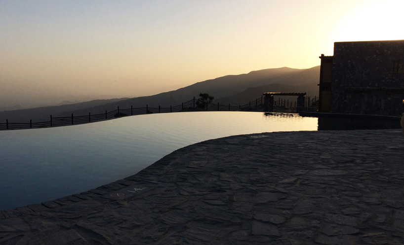 oman's alila jabal akhdar resort perched 2000 metres above sea-level