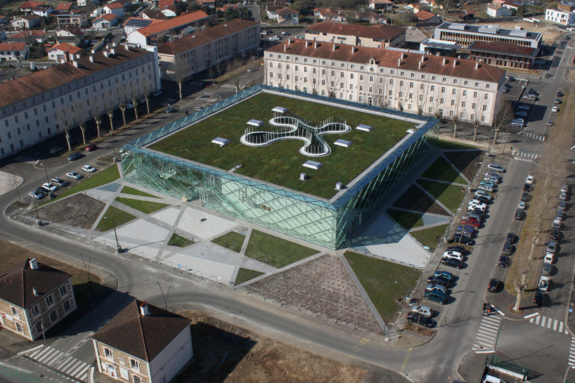 archi5 mont de marsan mediatheque marsan media library designboom