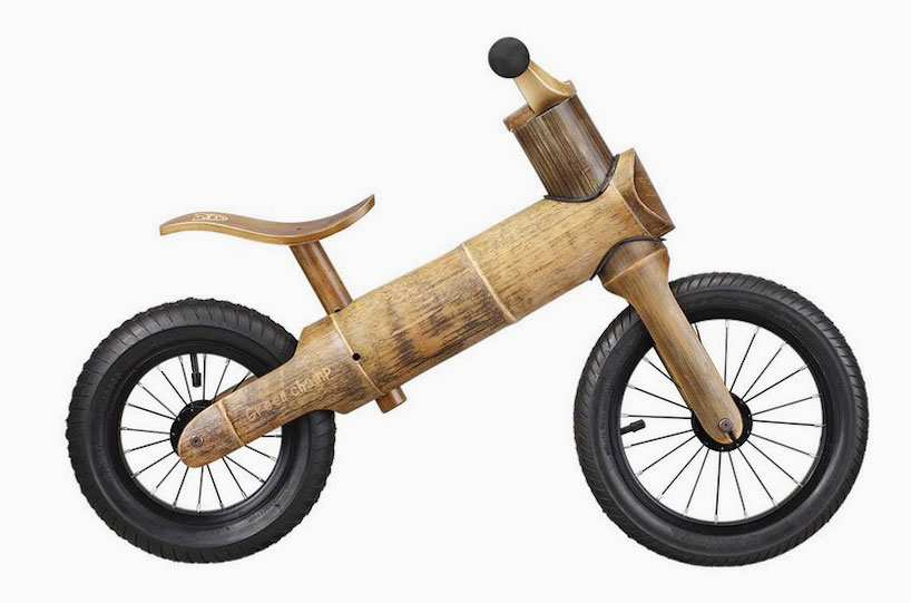 greenchamp crafts sustainable bamboo balance bikes for ...