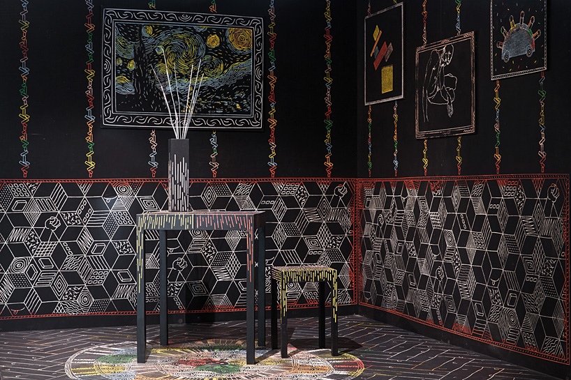 itay ohaly colored memories etched on black walls