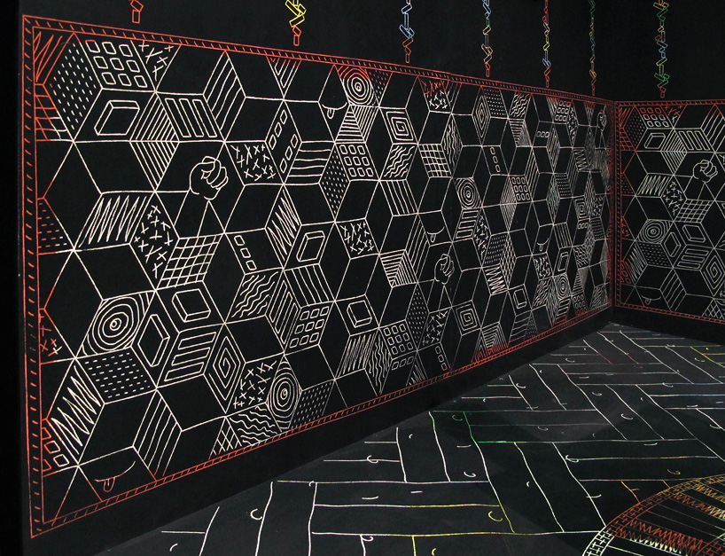 itay ohaly colored memories etched on black walls