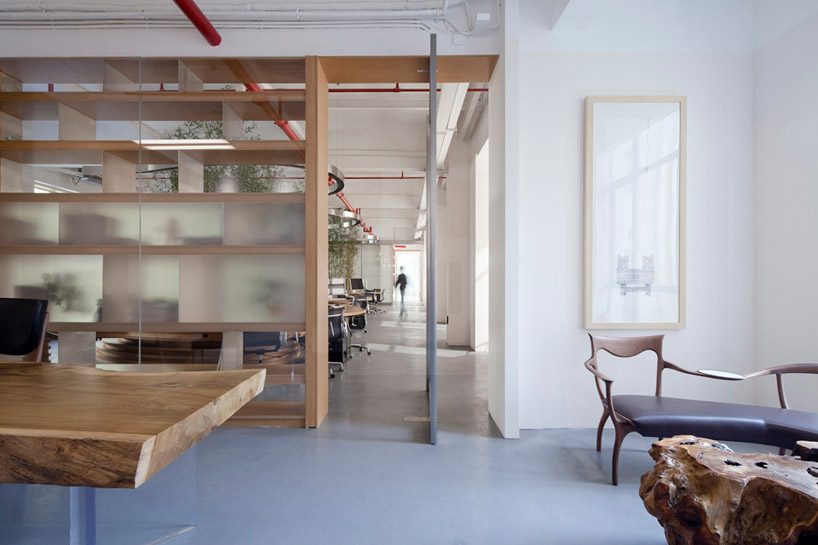 jw associates bamboo office interior shanghai designboom