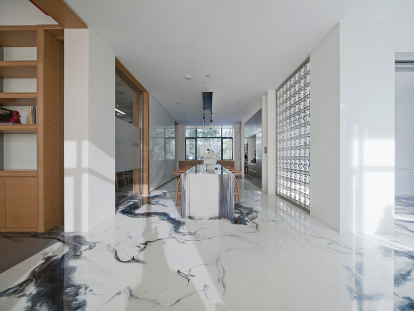jw associates bamboo office interior shanghai designboom