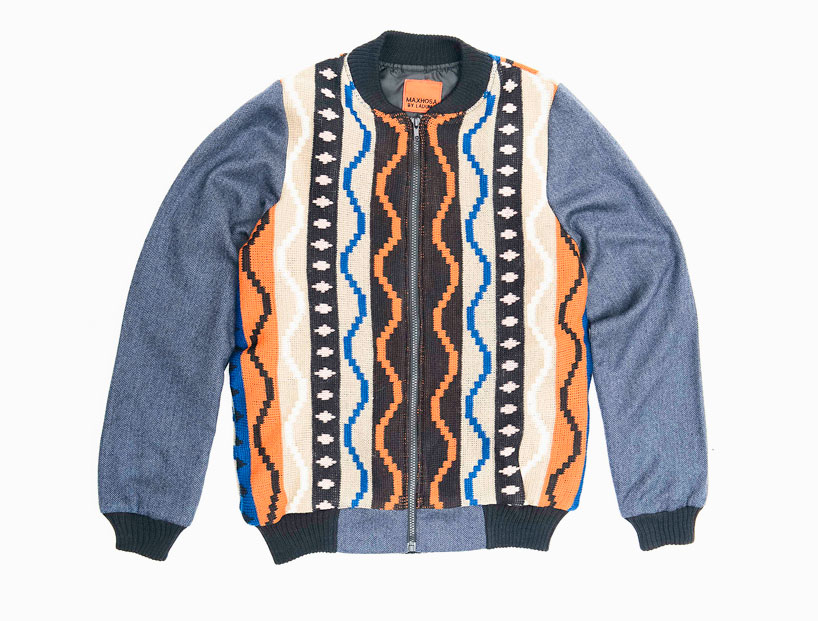 laduma ngxokolo translates traditional xhosa beadwork into knitwear design