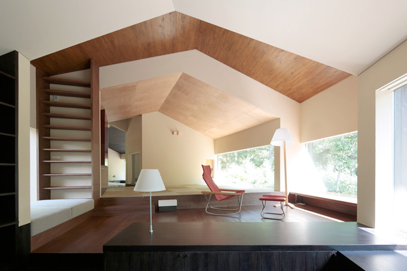 on design rooms that follow the landscape japan designboom