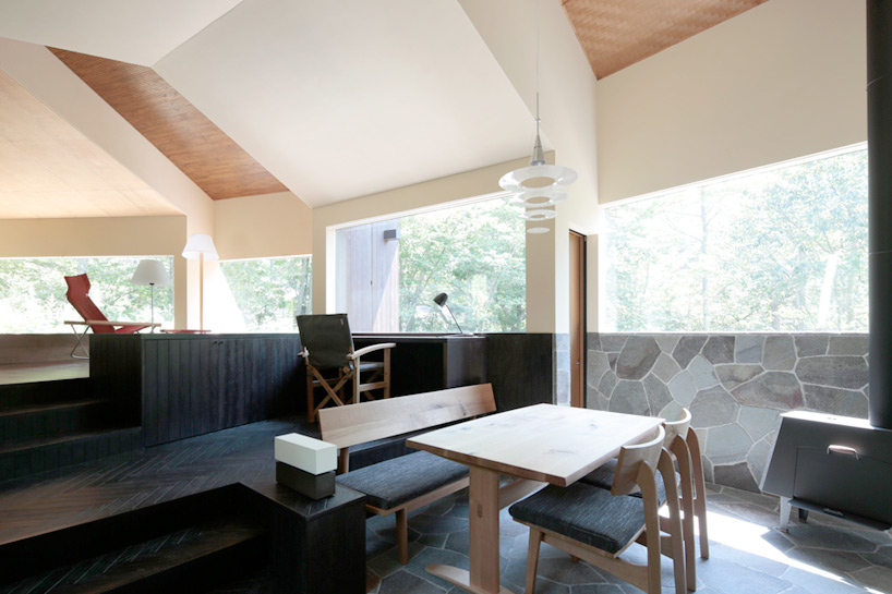 on design rooms that follow the landscape japan designboom