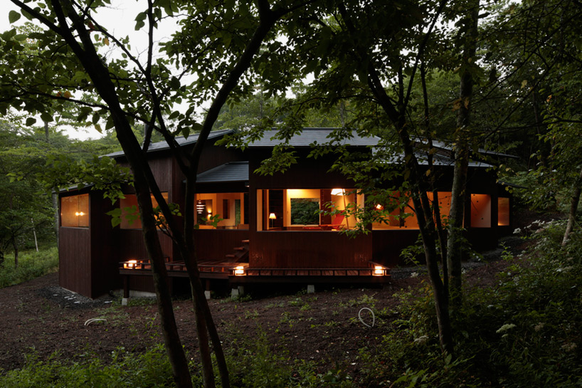 on design rooms that follow the landscape japan designboom