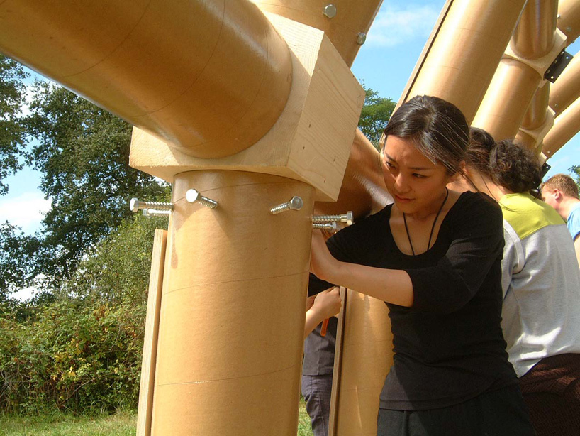 shigeru ban paper pavilion is his first permanent building in europe