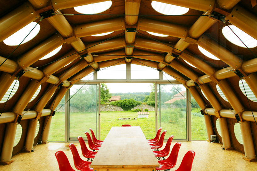 shigeru ban paper pavilion is his first permanent building in europe