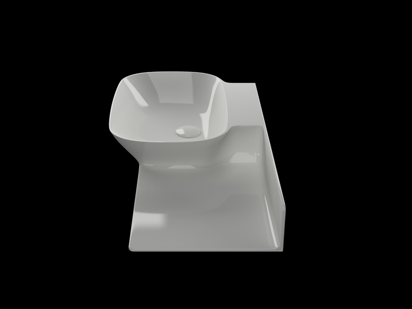 toan nguyen wall mounted washbasin laufen designboom 