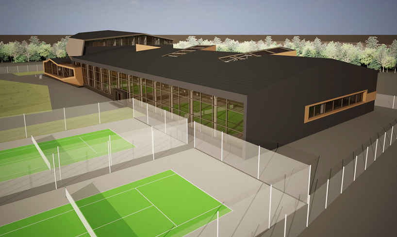 za bor architects istra tennis designboom