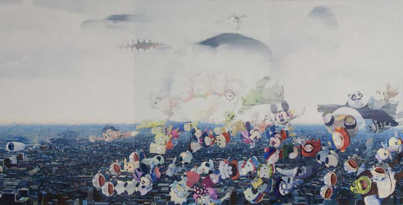 Zhang_Gong_B-29_Bomber_acrylic_on_canvas_170x330cm_2008