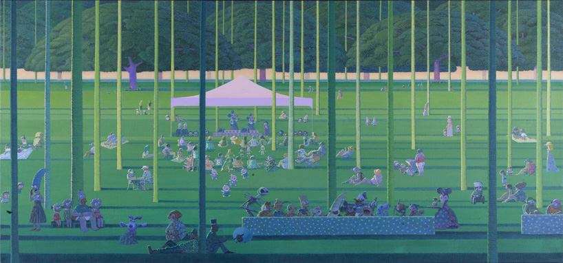Zhang_Gong_Picnic_in_Hawaii_Acrylic_on_canvas_100x215cm_2013