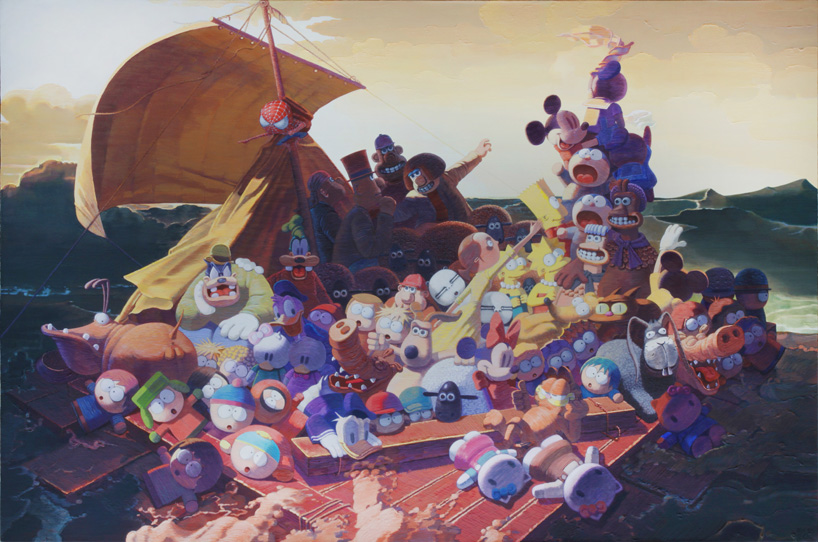 Zhang_Gong_The_Raft_of_Medusa_No.2_acrylic_on_canvas_130x197cm_2013