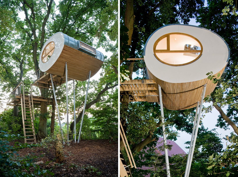 baumraum treehouse djuren designboom