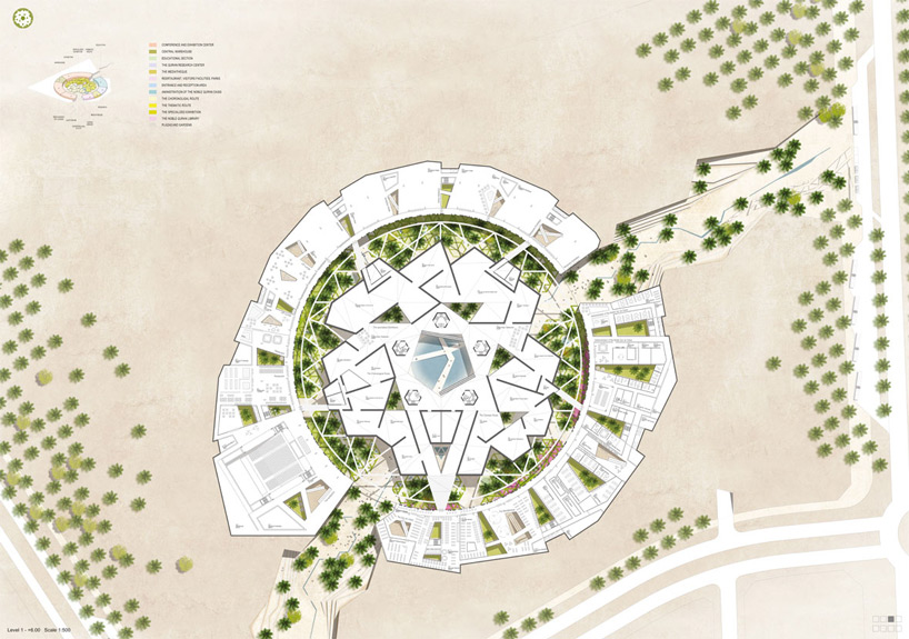 gerber architekten nobel quran oasis designboom