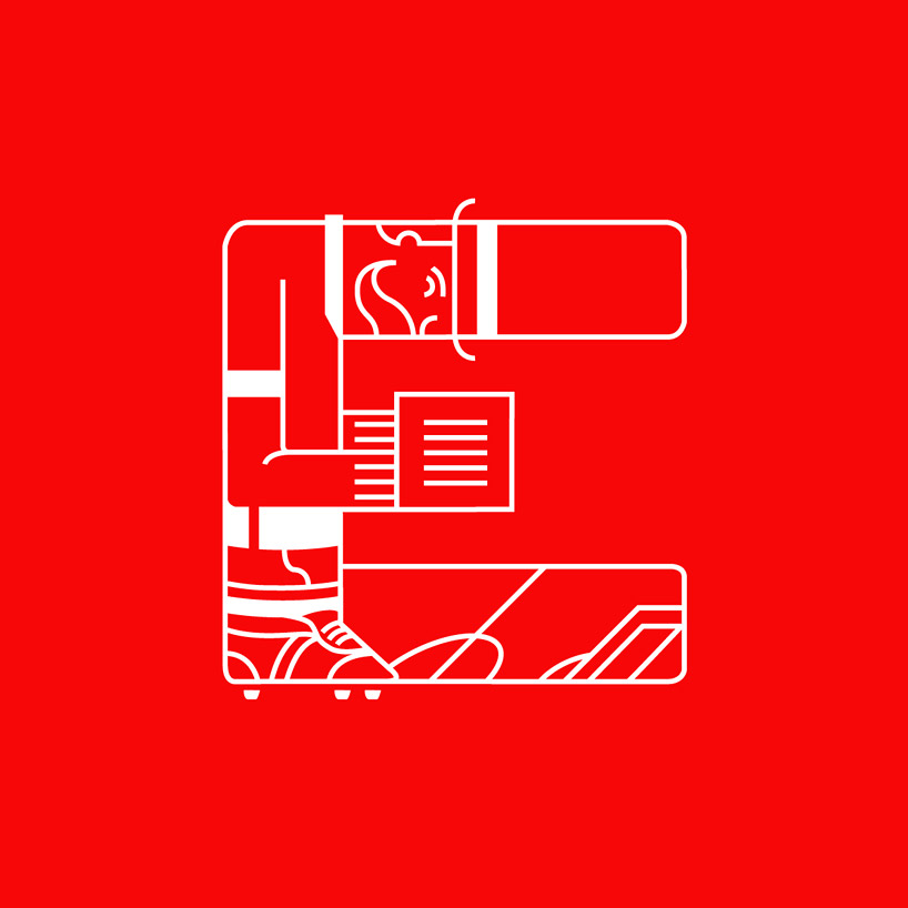 gustavo berocan veiga association ball cup typeface