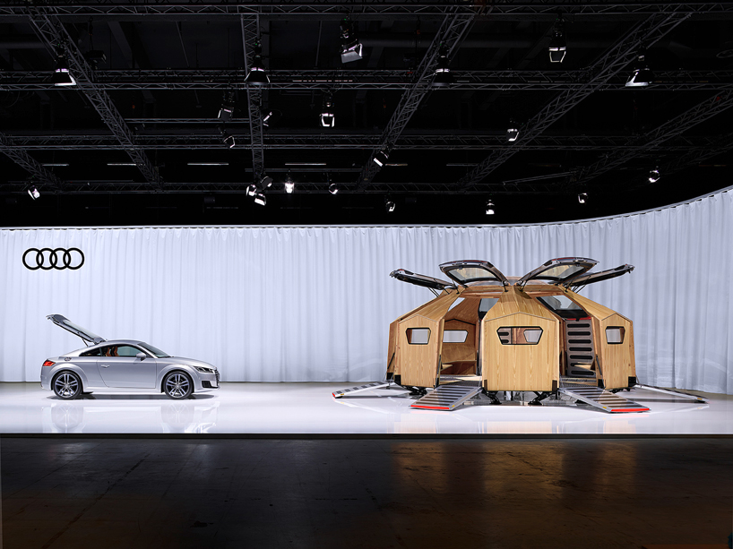 portable AUDI TT pavilion by konstantin grcic at design miami/basel 2014