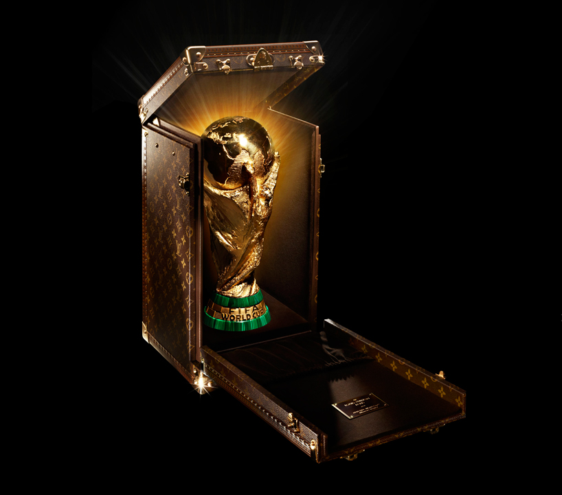 A ceremony to unveil Louis Vuitton's travel case for the 2018 FIFA World  Cup trophy on May 17, 2018 in Paris, France. Photo by Alban  Wyters/ABACAPRESS.COM Stock Photo - Alamy