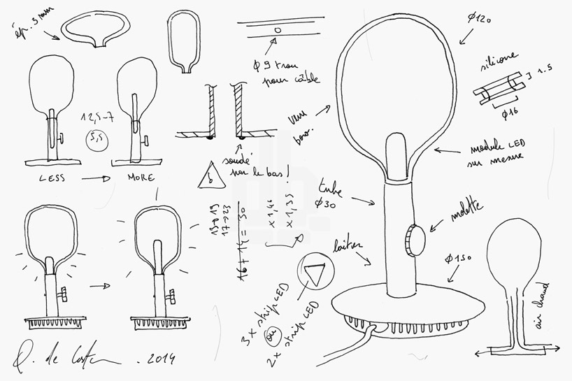 quentin de coster lamp modulates intensity light