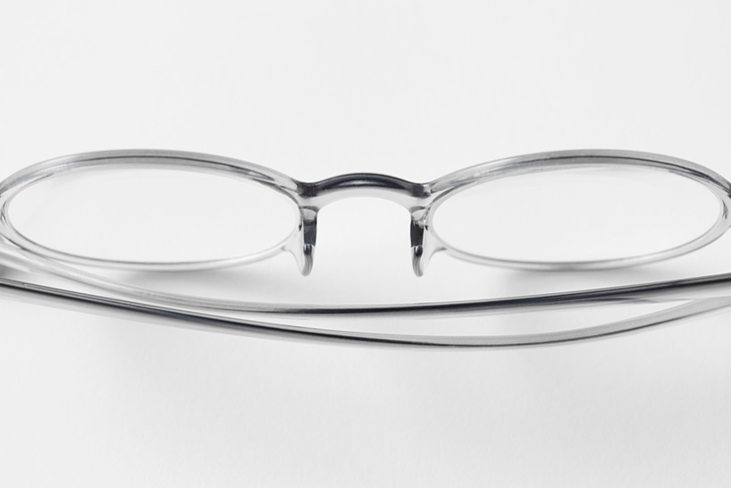 reading + computer glasses by nendo snap temple to nosepiece