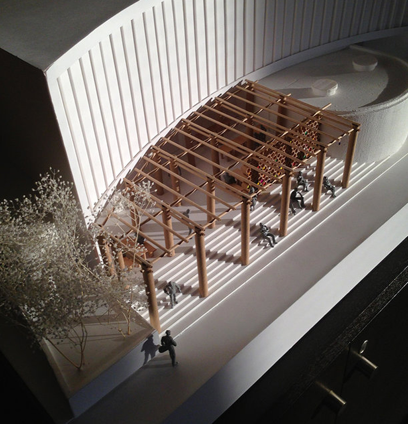 world cup pavilion shigeru ban designboom