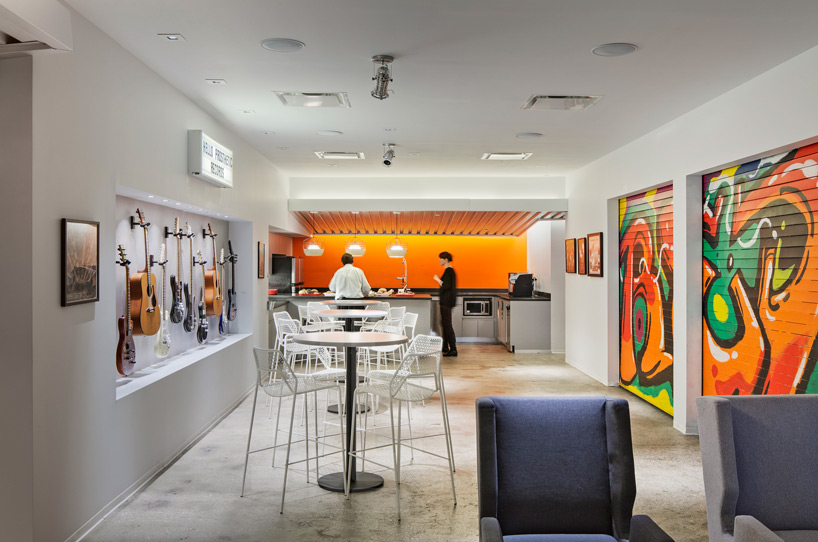 RED headquarters NYC by spacesmith hosts music performances