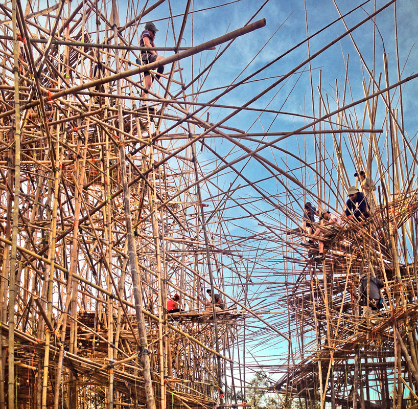 starn brothers big bambu jerusalem designboom 