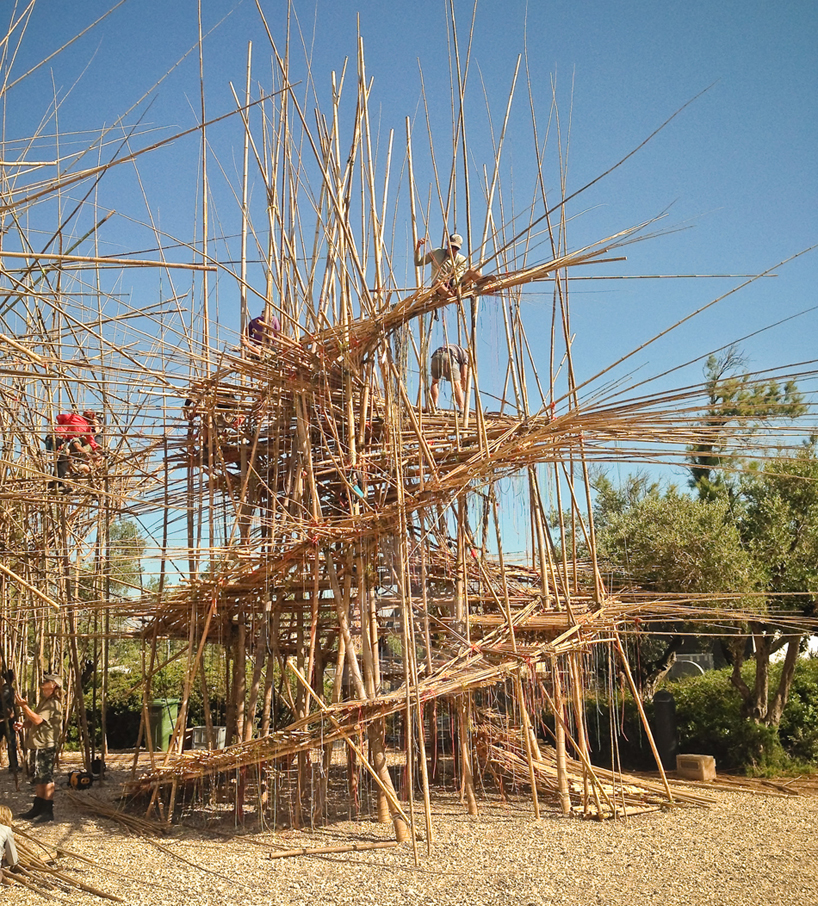 starn brothers big bambu jerusalem designboom 