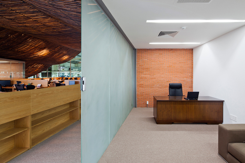 vo trong nghia architects factory office renovation bamboo designboom