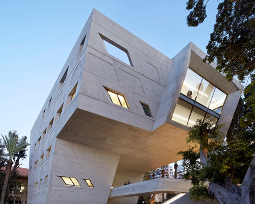 zaha hadid architects creates research hub with issam fares institute