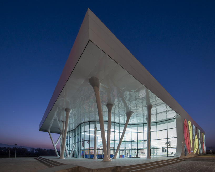 BKA bahadir kul architects kayseri ice ring turkey designboom