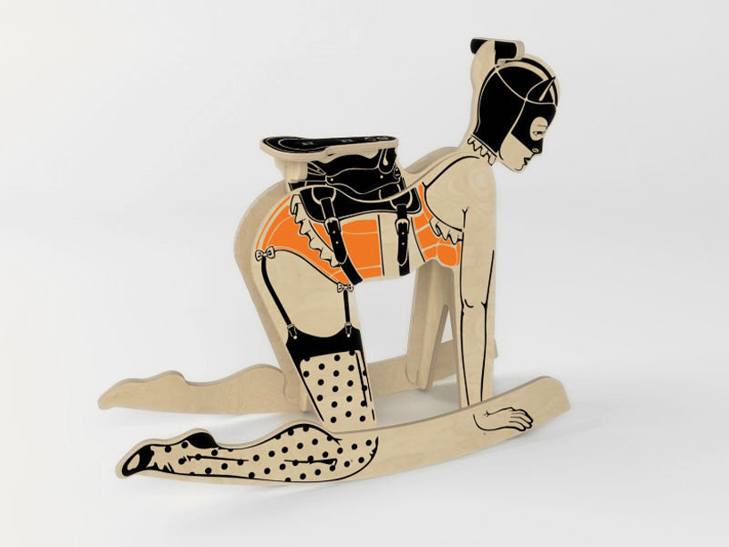 DIY pony girl rocker designboom 