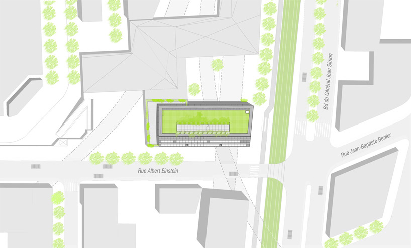 ECDM architectes M5B3 offices designboom