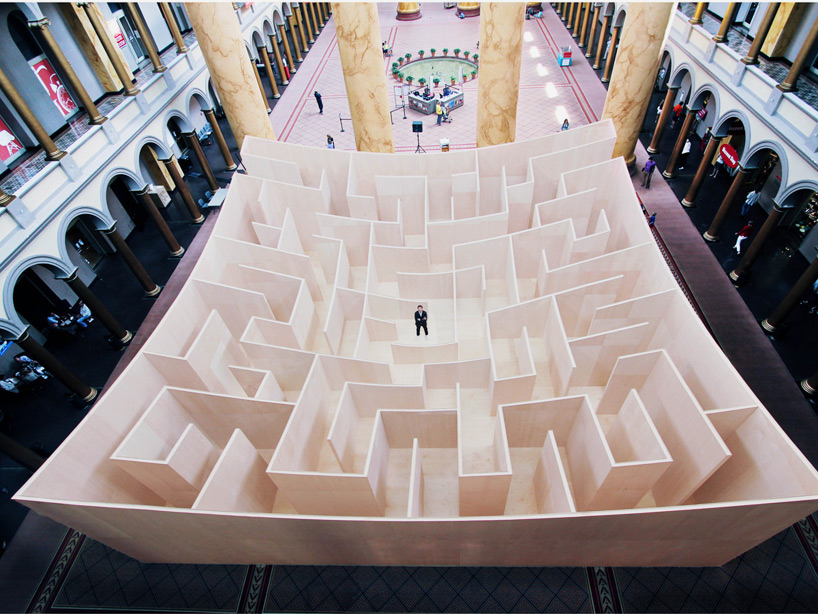 big maze by bjarke ingels opens at national building museum
