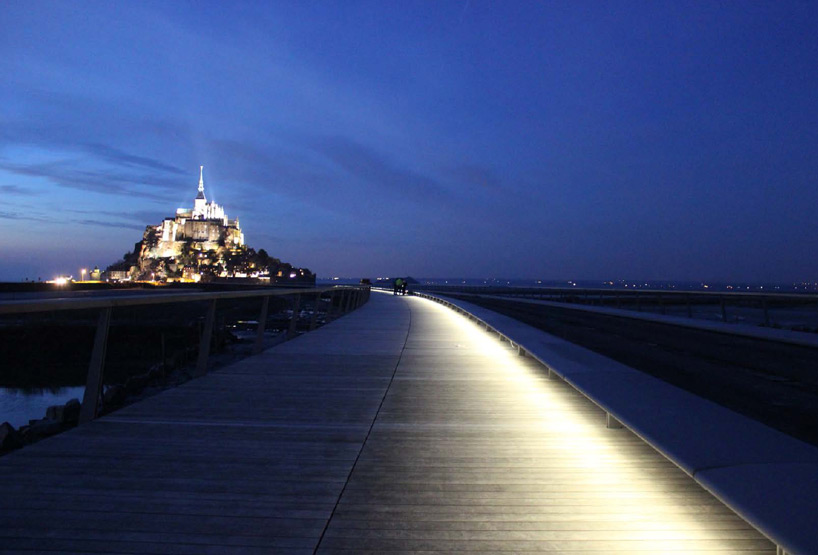 dietmar feichtinger architectes mont saint-michel jetty designboom