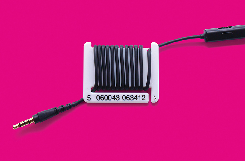 duncan shotton barcode cable tidies designboom 