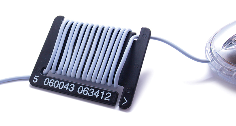 duncan shotton barcode cable tidies designboom 
