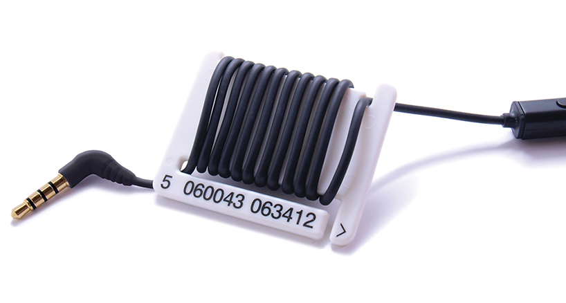 duncan shotton barcode cable tidies designboom 